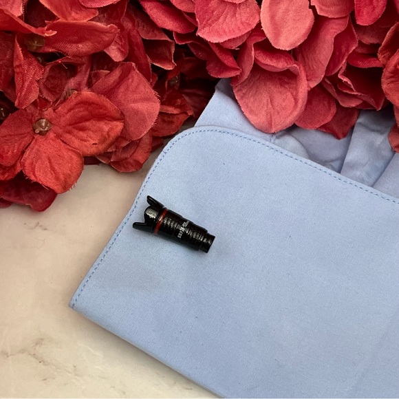 Black Long Range Zoom Photography Camera Lens Cufflinks - Picture 12 of 17